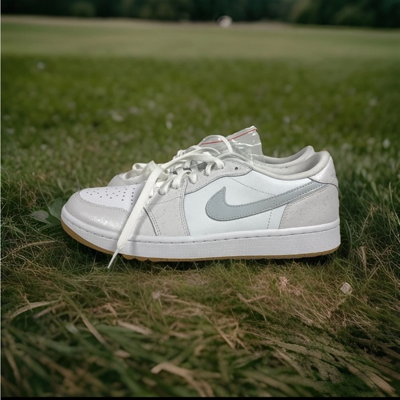 Nike Air Jordan 1 Low Golf Shoes - White/ Gum (DD9315-111) Size 10.5 - Picture 3 of 8